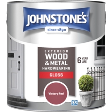 JOHNSTONE'S EXTERIOR  GLOSS VICTORY RED 2.5L