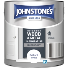 JOHNSTONE'S HARDWEARING UNDERCOAT BRILLIANT WHITE 2.5