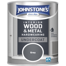JOHNSTONE'S  HARDWEARING UNDERCOAT GREY 750MLS