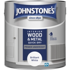 JOHNSTONE'S Q/ DRY PRIMER UNDERCOAT BRILLIANT WHITE 2.5L