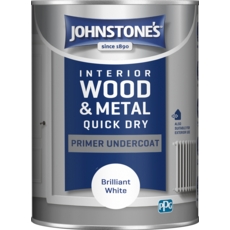 JOHNSTONE'S Q/DRY PRIMER UNDERCOAT BRILLIANT WHITE 1.25