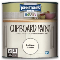 JOHNSTONE'S REVIVE CUPBOARD PAINT ANTIQUE CREAM 750ml