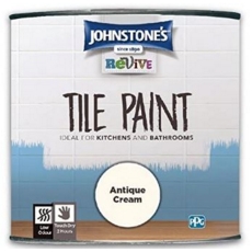 JOHNSTONE'S REVIVE TILE PAINT ANTIQUE CREAM 750ml