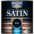 Johnstone's Transform Paint Wood and Metal Satin Black 250