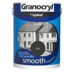 GRANOCRYL SMOOTH MASONRY BLACK 2.5LITRE