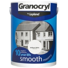 GRANOCRYL SMOOTH MASONRY BRILLIANT WHITE 5LITRE
