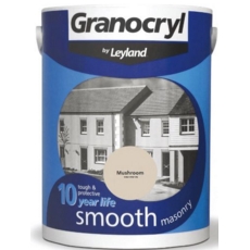 GRANOCRYL SMOOTH MASONRY MUSHROOM 5LITRE