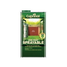 CUPRINOL ONE COAT SPRAYABLE RICH CEDAR 5L
