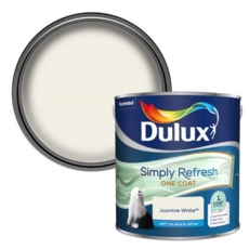 DULUX SIMPLY  REFRESH ONE COAT MATT JASMINE WHITE 2.5L