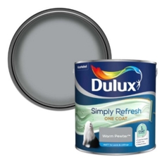 DULUX SIMPLY  REFRESH ONE COAT MATT WARM PEWTER 2.5L