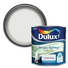 DULUX SIMPLY  REFRESH ONE COAT MATT WHITE MIST 2.5L