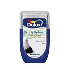 DULUX REFRESH ONE COAT TESTER ROCK SALT 30ML