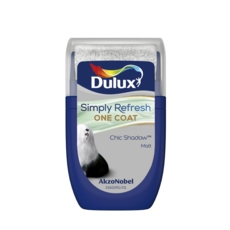 DULUX REFRESH ONE COAT TESTER CHIC SHADOW 30ML