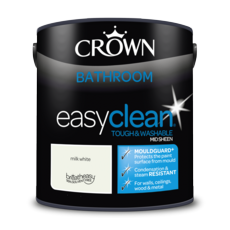 CROWN EASYCLEAN BATHROOM MILK WHITE SHEEN 2.5L