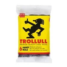 TROLLULL STEEL WOOL HANDY ROLLS (6)