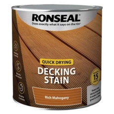 RONSEAL DECKING QUICK STAIN RICH MAHOGANY 2.5L