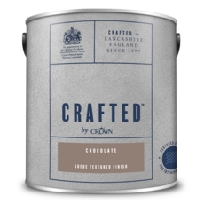 CROWN RETAIL CRAFTED SUEDE TEXURED CHOCOLATE 2.5L
