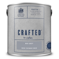 CROWN RETAIL CRAFTED SUEDE TEXURED MID GREY 2.5L