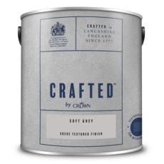 CROWN RETAIL CRAFTED SUEDE TEXURED SOFT GREY 2.5L