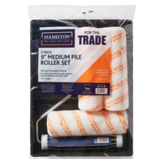 HAMILTON FOR THE TRADE 5 PIECE 9" MEDIUM ROLLER SET