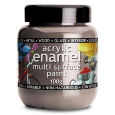 POLYVINE ACRYLIC ENAMEL METALLIC  PEWTER  (46) 100MLS