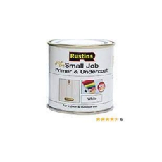 RUSTINS SMALL JOB Q/D  PRIMER UNDERCOAT WHITE 250ML