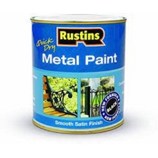 RUSTINS QUICK DRY METAL PAINT BLACK 500MLS