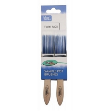 AXUS SAMPLE POT BRUSH, (BLUE SERIES) TWIN PACK