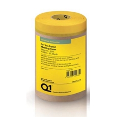 Q1 PRE TAPED MASKING PAPER 180 MM X 25 M