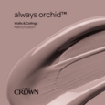 CROWN MATT EMULSION ALWAYS ORCHID 40ML