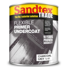 SANDTEX TRADE FLEXIBLE PRIMER UNDERCOAT  CHARCOAL GREY litre