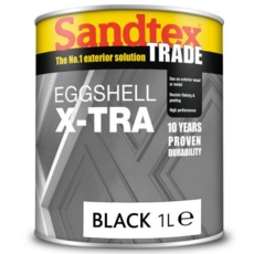 SANDTEX TRADE EGGSHELL X-TRA BLACK LITRE