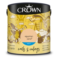 CROWN MATT EMULSION EGYPTIAN SAND 2.5LITRE