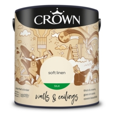 CROWN SILK EMULSION SOFT LINEN 2.5LITRE