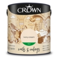 CROWN SILK EMULSION IVORY CREAM 2.5LITRES