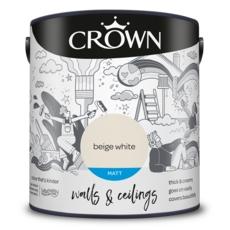 CROWN MATT EMULSION Beige White 2.5L