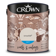 CROWN MATT EMULSION SNOWFALL 2.5LITRE