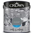 CROWN MATT EMULSION CITY BREAK 2.5LITRE