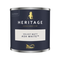 DULUX TRADE HERITAGE TESTER ASH WHITE 125ML