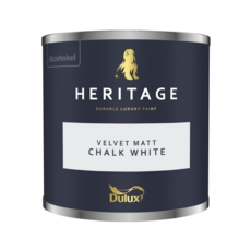 DULUX TRADE HERITAGE TESTER CHALK WHITE 125ML