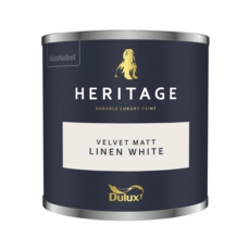 DULUX TRADE HERITAGE TESTER LINEN WHITE 125ML