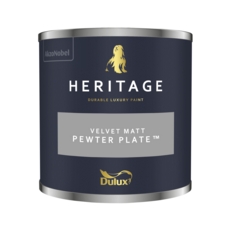 DULUX TRADE HERITAGE TESTER PEWTER PLATE 125ML