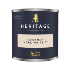 DULUX TRADE HERITAGE TESTER YORK WHITE 125ML