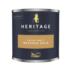 DULUX TRADE HERITAGE TESTER BRUSHED GOLD 125ML