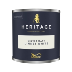 DULUX TRADE HERITAGE TESTER LINNET WHITE 125ML