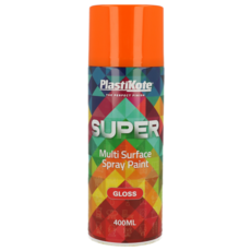PLASTI-KOTE SUPER ALL PURPOSE GLOSS ORANGE (1117) 400MLS