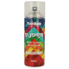 PLASTI-KOTE SUPER ALL PURPOSE CLEAR ACRYLIC (1138) 400MLS