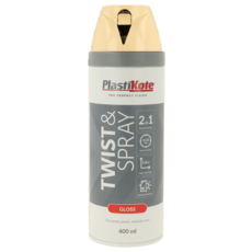 PLASTI-KOTE TWIST & SPRAY GLOSS ANTIQUE WHITE 21103 400M