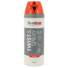 PLASTI-KOTE TWIST & SPRAY GLOSS ORANGE 21106 400ML