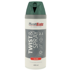 PLASTI-KOTE TWIST & SPRAY GLOSS LAWN GREEN 21109 400ML